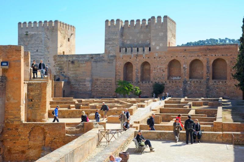 Plaza de Armas, Alhambra, Granada, Andalucia, Espa...