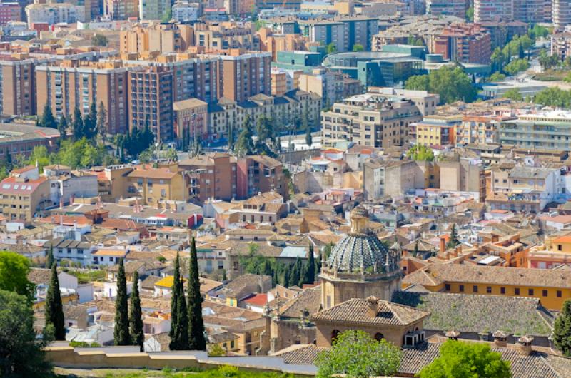 Panoramica de Albaicin, Granada, Andalucia, EspaÃ...