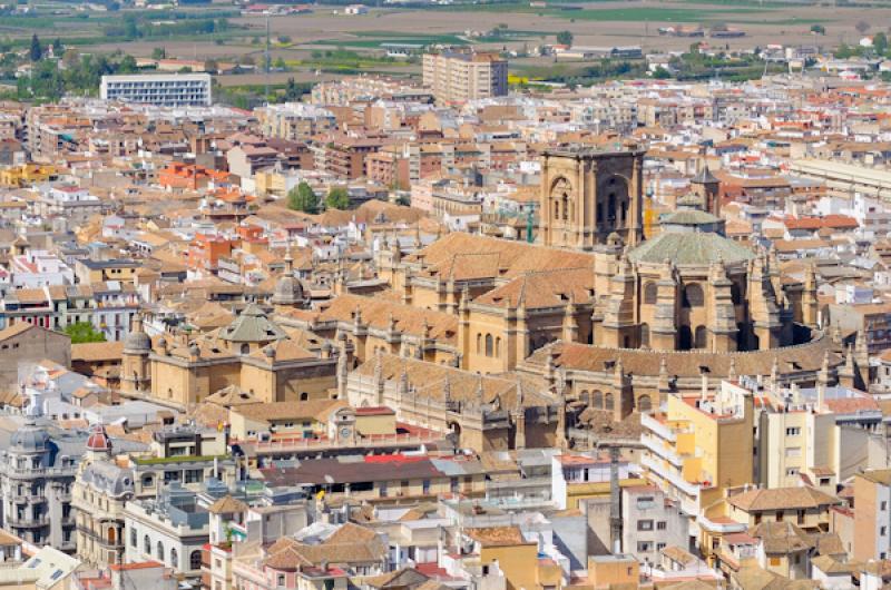 Panoramica de Albaicin, Granada, Andalucia, EspaÃ...