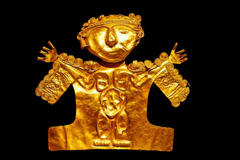 Colgante de Oro, Museo del Oro, Bogota, Cundinamar...