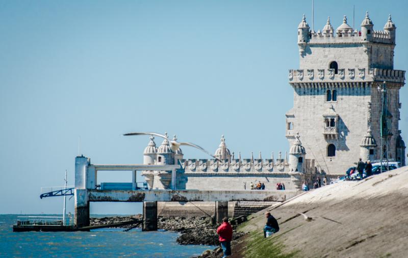 Torre de Belem, Lisboa, Portugal, Europa Occidenta...