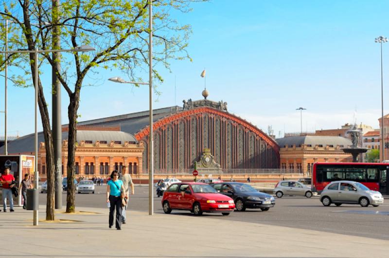 Estacion de Atocha, Arganzuela, Madrid, EspaÃ±a,...