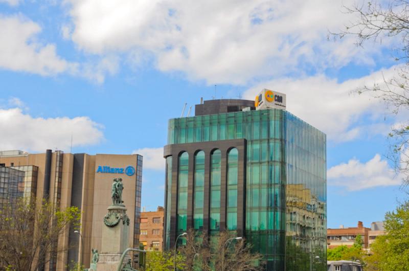 Paseo de la Castellana, Madrid, EspaÃ±a, Europa ...