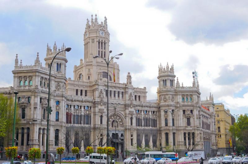 Palacio de Comunicaciones, Madrid, EspaÃ±a, Euro...