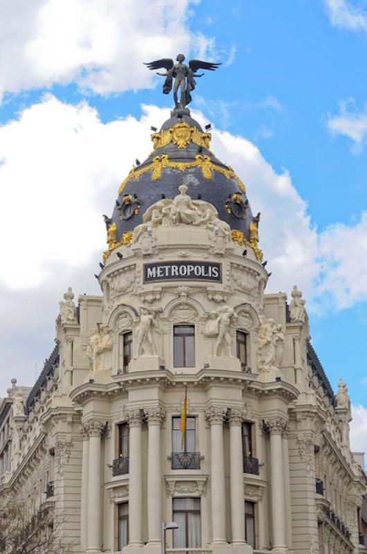 Edificio Metropolis, Madrid, EspaÃ±a, Europa Occ...