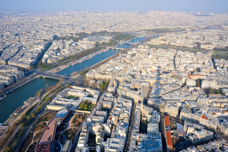 Panoramica de la Ciudad de Paris, Francia, Europa ...