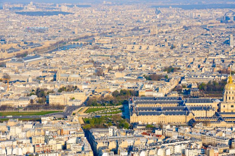 Panoramica de la Ciudad de Paris, Francia, Europa ...