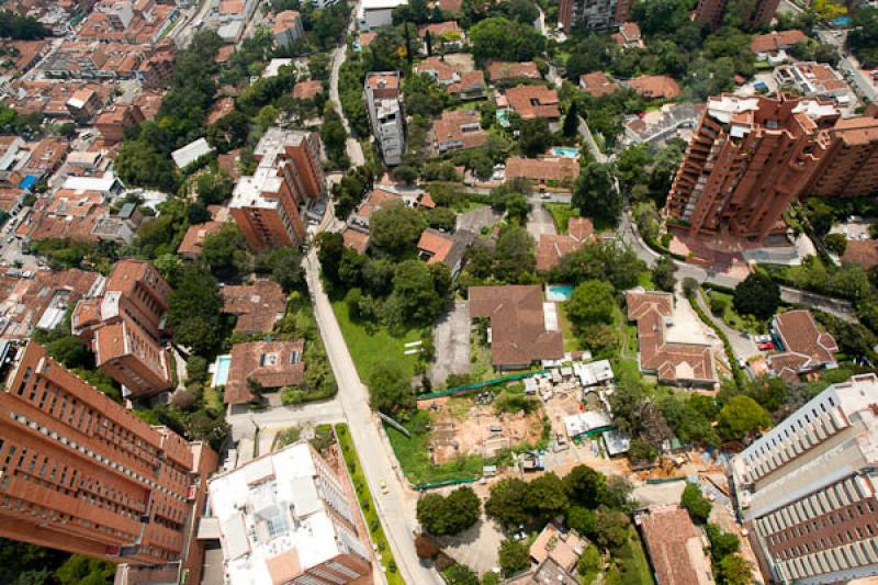 Panoramica del El Poblado, Medellin, Antioquia, Co...