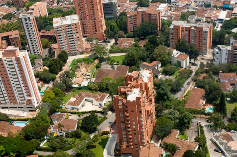 Panoramica del El Poblado, Medellin, Antioquia, Co...