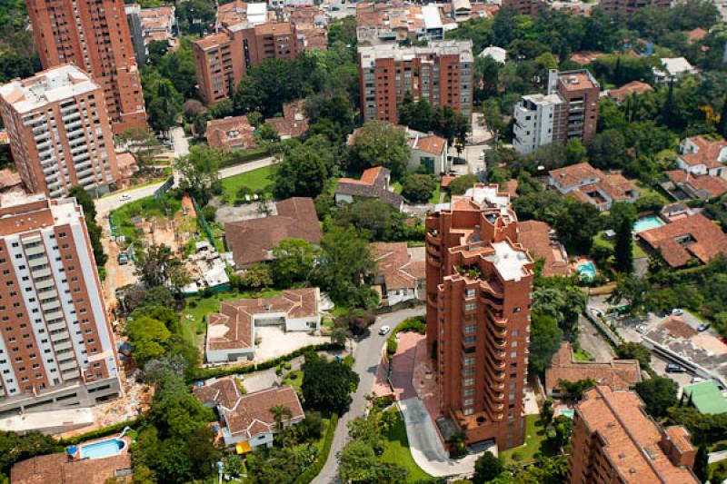 Panoramica del El Poblado, Medellin, Antioquia, Co...