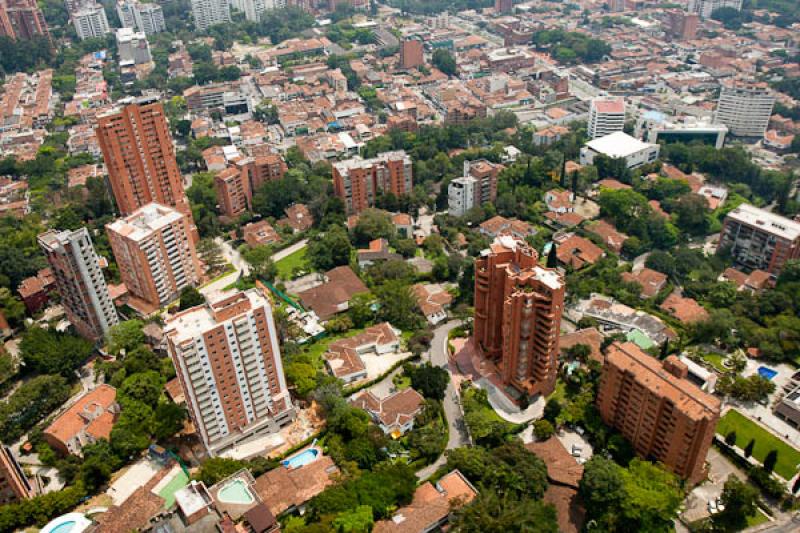 Panoramica del El Poblado, Medellin, Antioquia, Co...