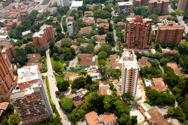 Panoramica del El Poblado, Medellin, Antioquia, Co...