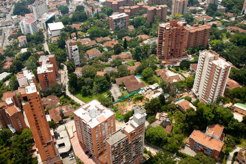 Panoramica del El Poblado, Medellin, Antioquia, Co...