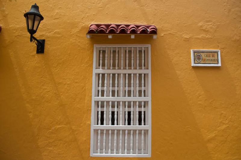 Ventana Colonial, Cartagena, Bolivar, Colombia