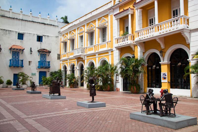 Plaza San Pedro Claver, Cartagena, Bolivar, Colomb...