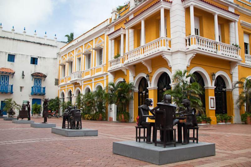 Plaza San Pedro Claver, Cartagena, Bolivar, Colomb...