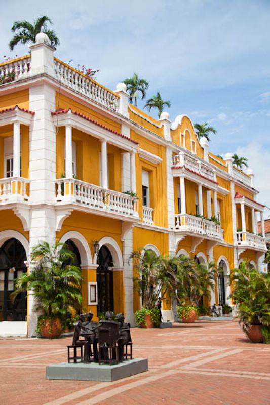 Plaza San Pedro Claver, Cartagena, Bolivar, Colomb...