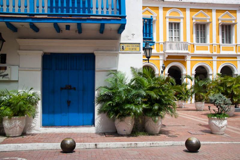 Plaza San Pedro Claver, Cartagena, Bolivar, Colomb...