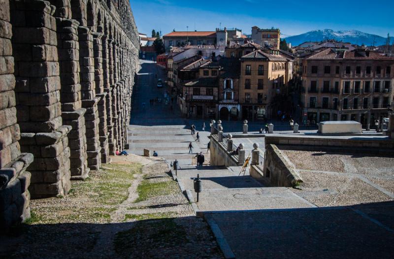 Acueducto Romano, Segovia, España, Europa