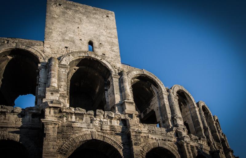 Plaza de Toros, Bouches-du-Rhône, Arles, Francia,...