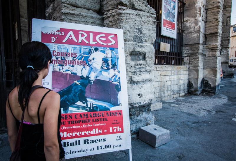 Plaza de Toros, Bouches-du-Rhône, Arles, Francia,...