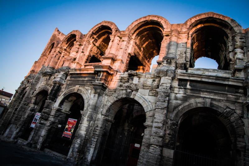 Plaza de Toros, Bouches-du-Rhône, Arles, Francia,...