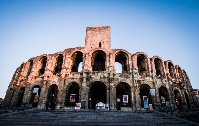 Plaza de Toros, Bouches-du-Rhône, Arles, Francia,...