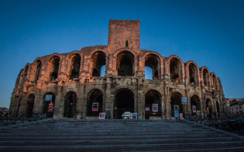 Plaza de Toros, Bouches-du-Rhône, Arles, Francia,...