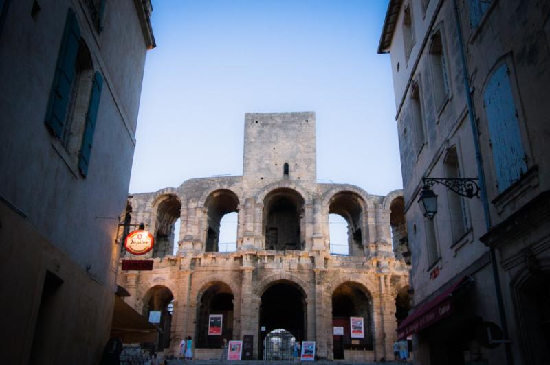 Plaza de Toros, Bouches-du-Rhône, Arles, Francia,...