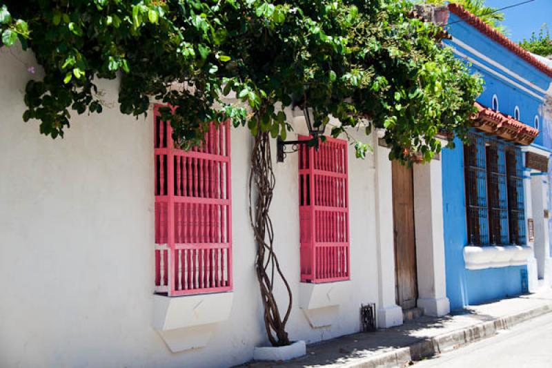 Viviendas Tradicionales, Cartagena, Bolivar, Colom...