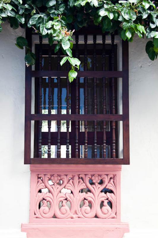 Ventana Colonial, Cartagena, Bolivar, Colombia