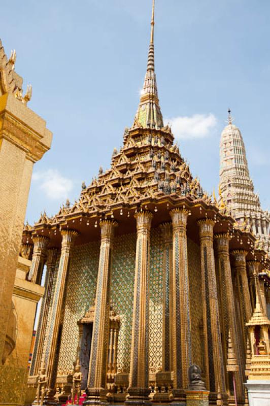 Phra Mondop, Templo del Buda de Esmeralda, Bangkok...