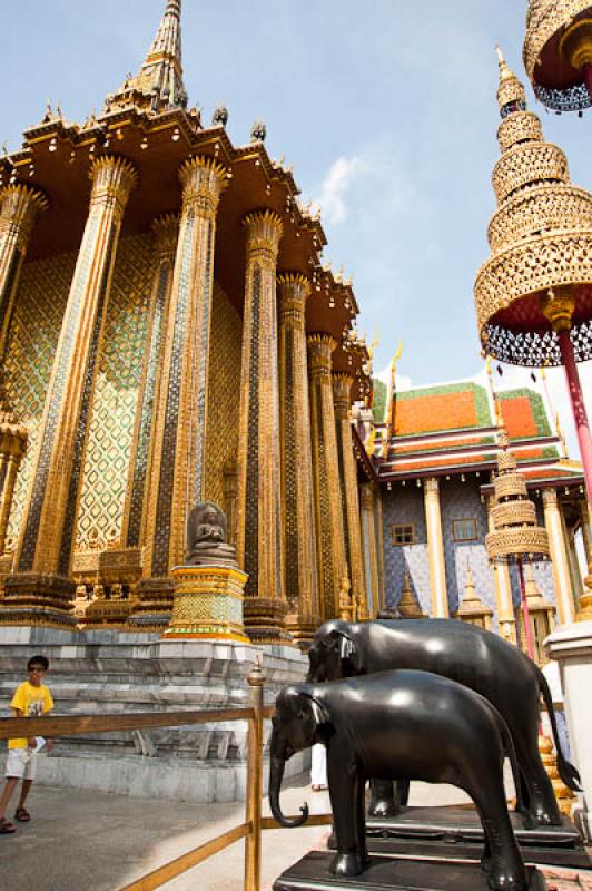 Phra Mondop, Templo del Buda de Esmeralda, Bangkok...