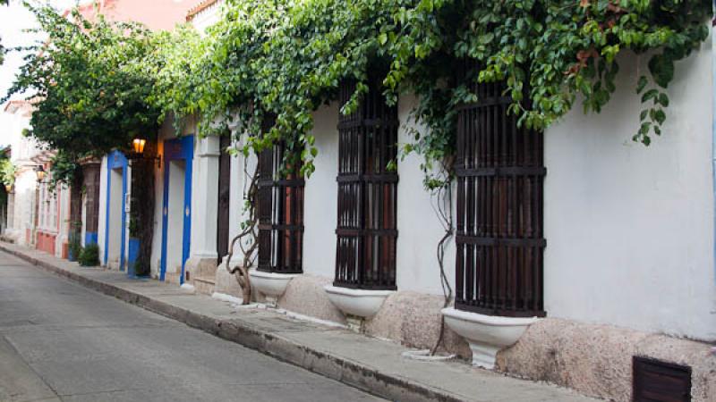 Viviendas Tradicionales, Cartagena, Bolivar, Colom...