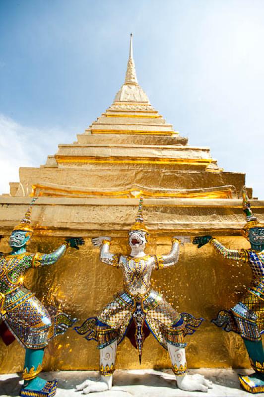 Gigante de Ramakien, Templo del Buda de Esmeralda,...