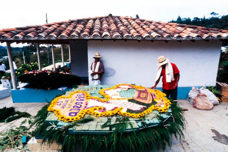 Silleteros de Santa Elena, Antioquia, Medellin, Co...