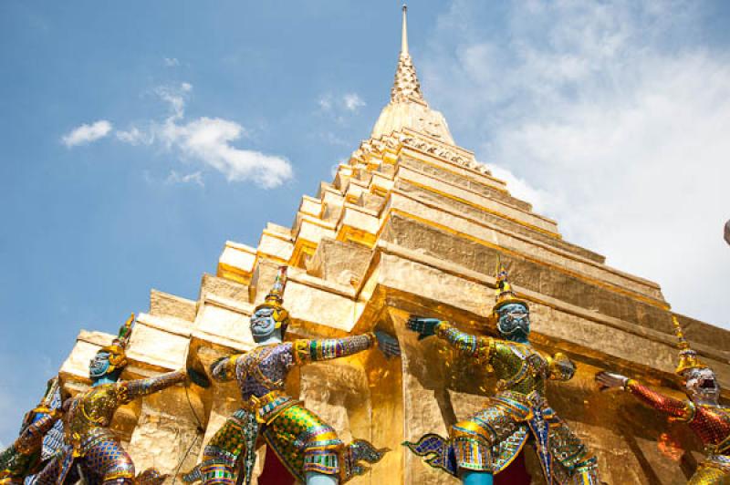 Gigante de Ramakien, Templo del Buda de Esmeralda,...