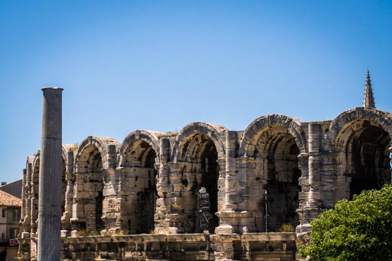 Plaza de Toros, Bouches-du-Rhône, Arles, Francia,...