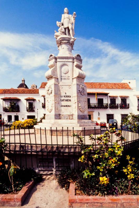 Plaza de la Aduana, Cartagena, Bolivar, Colombia