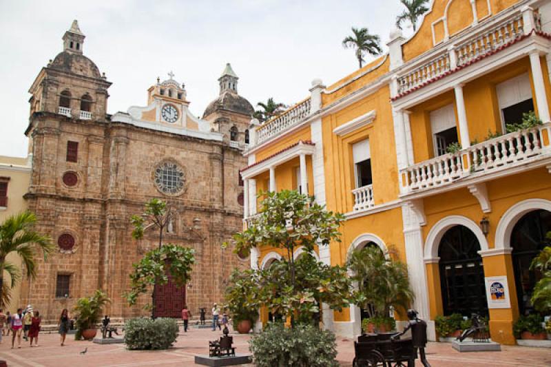 Iglesia y Convento San Pedro Claver, Cartagena, Bo...