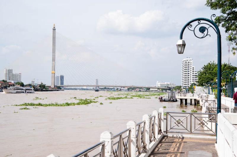 Puente de Rama VIII, Bangkok, Tailandia, Sudeste d...