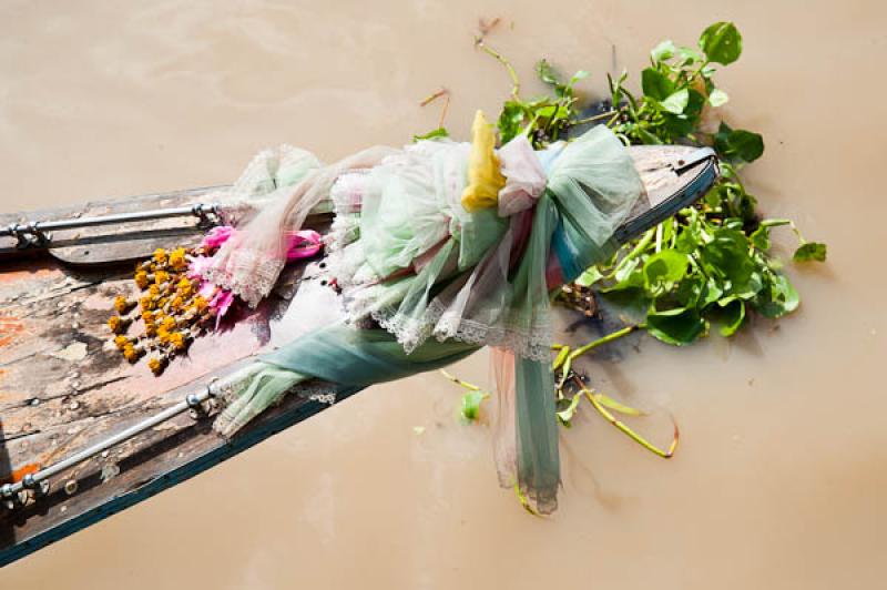 Detalle de un Bote, Bangkok, Tailandia, Sudeste de...