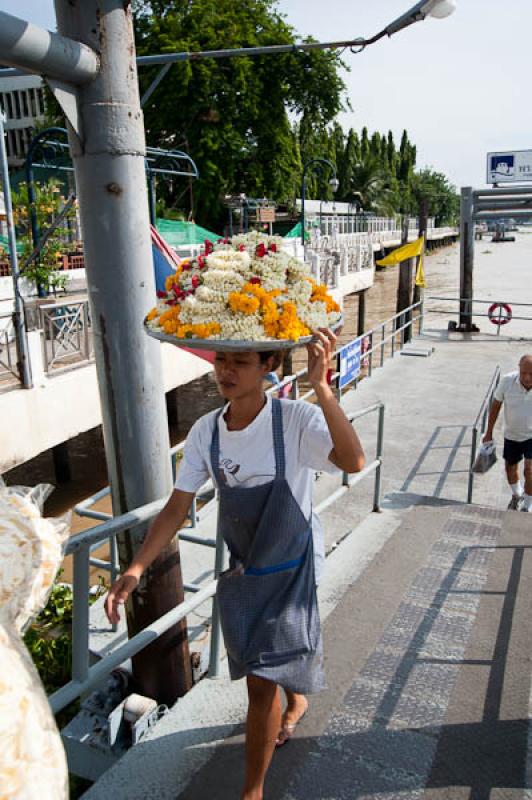 Mujer Trabajando, Bangkok, Tailandia, Sudeste de A...