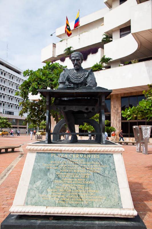 Monumento a Cervantes, Cartagena, Bolivar, Colombi...