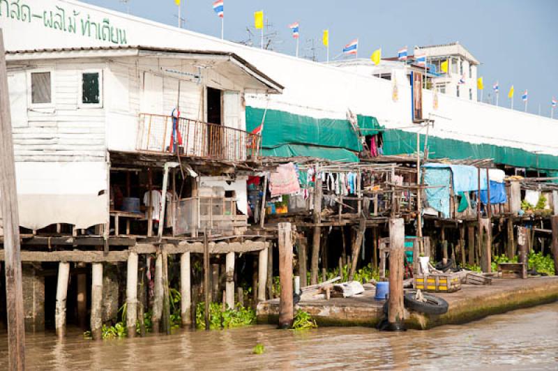 Viviendas Tradicionales, Bangkok, Tailandia, Sudes...