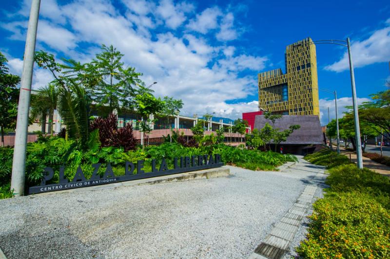 Plaza de La Libertad, Medellin, Antioquia, Colombi...