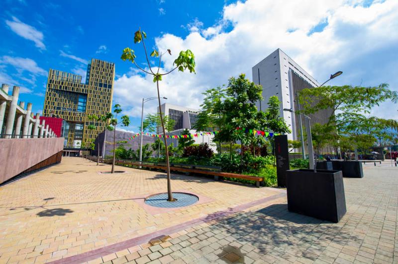 Plaza de La Libertad, Medellin, Antioquia, Colombi...