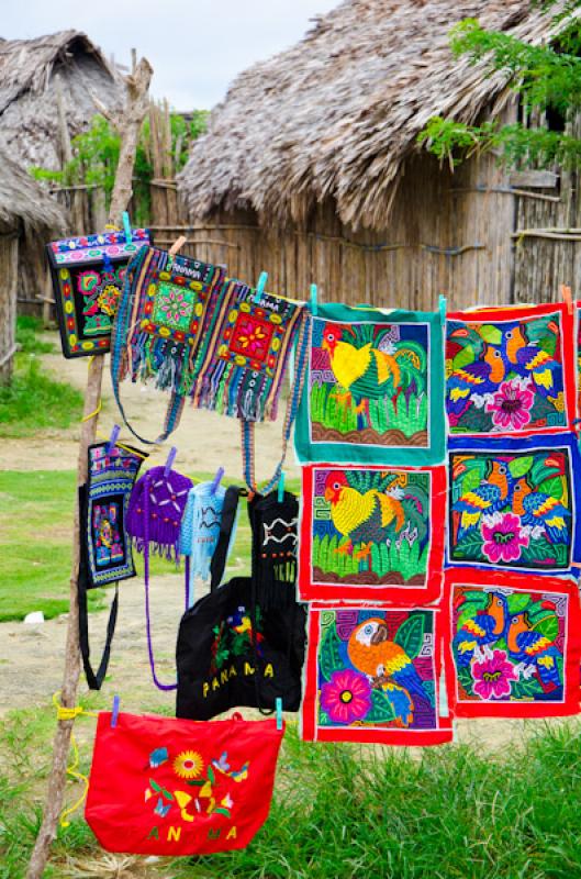 Molas Tradicionales, Guna Yala, Archipielago de Sa...