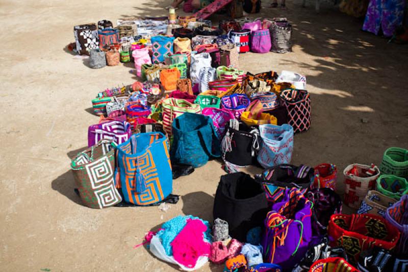 Mochilas Wayuu, Cabo de la Vela, Peninsula de la G...