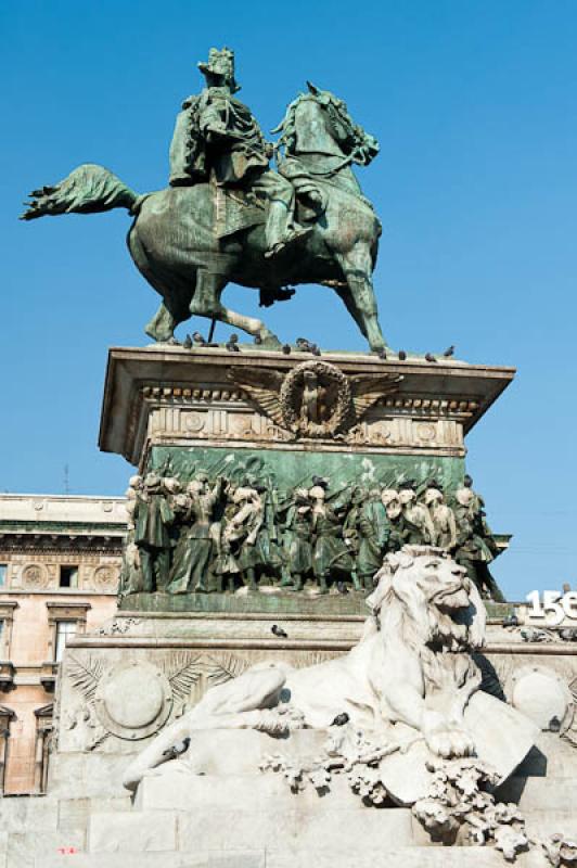 Monumento a Victor Emmanuel II, Milan, Lombardia, ...